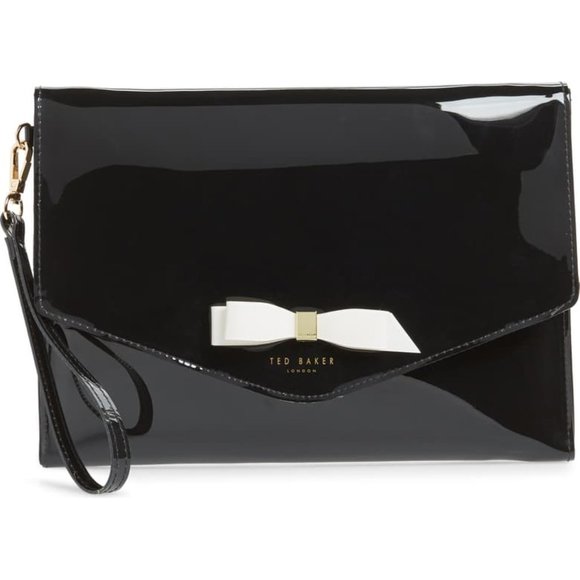 Ted baker cersei bow envelope pouch shop